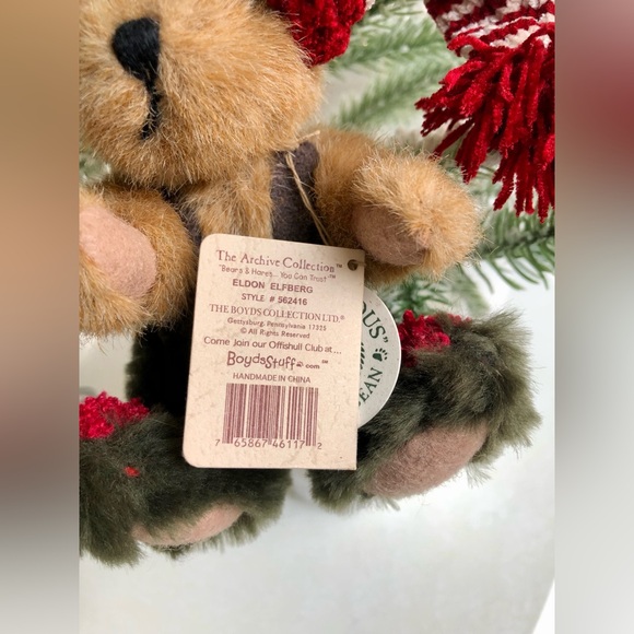 Gen-yoo-wine BOYDS “Eldon Elfberg” Bear - Picture 10 of 11